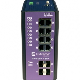 Extreme Networks ISW 8GBP,4-SFP 8 Ports Manageable Ethernet Switch