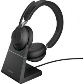 Jabra (26599-989-989) Evolve2 65 Link380a UC Stereo with Charging Stand Black