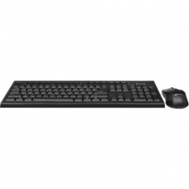 Verbatim Keyboard & Mouse - USB Wireless RF 2.40 GHz Keyboard - 104 Key - Keyboard/Keypad Color: Black - USB Wireless RF Mouse - Optical - 1600 dpi - 4 Button - Pointing Device Color: Black - AA - Compatible with Computer for PC, Mac 66519