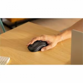 Logitech M240 Mouse - Bluetooth - USB Type A - Optical - 3 Button(s) - Graphite - Wireless - 10 m - 4000 dpi - Scroll Wheel - Symmetrical - 1 x AA Battery Supported 910-007183