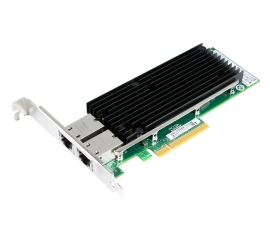 PCI Express x8 NIC, Dual 10Gbps Copper RJ45 with Intel® X540AT2 Network Controller - NICPCIE-10G-2RJ45