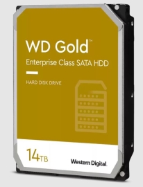 Western Digital 14TB 3.5' WD Gold Enterprise Class Internal Hard Drive - 7200 RPM Class, SATA 6 Gb/s, 512 MB Cache - 5 Years Limited Warranty
