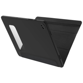 OtterBox React Folio Samsung Galaxy Tab A9+ (11') Case - Black (77-95385), DROP+ Military Standard, Multi-Position Stand, Raised Edges