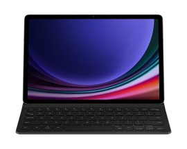 Samsung Galaxy Tab S9 (11") / Tab S9 FE (10.9") Book Cover Keyboard Slim - Black (EF-DX710UBEGWW)*AU STOCK*, Keys Quantity 65, Wireless Keyboard, 1YR. EF-DX710UBEGWW