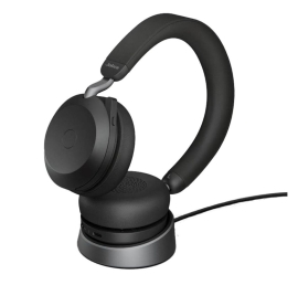 Jabra Evolve2 75 - USB-C Link380c MS Stereo Stand Black, Advanced Noise Cancellation, 2ys Warrenty 27599-999-889