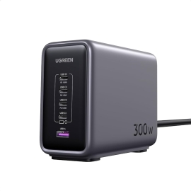 UGREEN 35045A Nexode 300W USB-C GaN 5-Port Desktop Charger