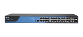 Alloy AS5026-P 26 Port Layer 3 Lite Managed PoE+ Switch with 26x 10/100/1000Mbps Ports + 2x Paired 100M/1Gb SFP Ports, 185W AS5026-P