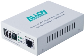 Alloy GCR2000LC 10/100/1000Base-T to Gigabit Fibre (LC) Converter with LFP via FEF or FM. 220m or 550m GCR2000LC