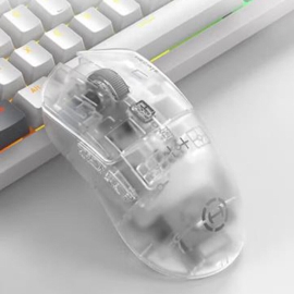 Edifier G3M Pro Tri-Mode Wireless Gaming Mouse -Transparent WHITE 26000 DPI 70 hours battery lifespan Three-Way Wireless Connectivity G3MPRO-TRANSWHIT