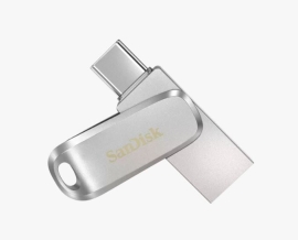 SanDisk SDDDC4 1TB, Metal, USB 3.2 Gen 1 Type C reversible connector, Swivel Design, Sequential Read Performance 400MB/s, 5Y SDDDC4-1T00-G46