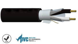 Multi-Pair 7/0.30 1 Pair Screened PVC Cable | 500m Black - 007.003.0091