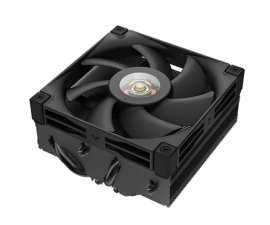 DeepCool AN400 Black Top Flow Low-Profile Air Cooler, 150W Cooling Power, 4 Heat Pipe, Full ITX Motherboard Compatibility, Intel LGA1700/1200/1151/115 R-AN400-BKWNMN-G