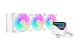 DeepCool LT360 A-RGB White High-performance Liquid CPU Cooler, 5th Gen Pump 360mm Radiator R-LT360-WHAMNC-G-1