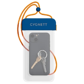 Cygnett AquaGuard Universal Waterproof Phone Pouch - (CY4360CYWPP), Protection Against Water, Dust and Sand, Fits Phones up to 7”, Adjustable Lanyard CY4360CYWPP