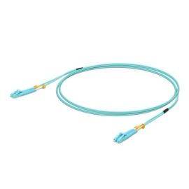 Ubiquiti MultiMode 10 Gbps OM3 Duplex LC Cable, 0.5m Length, Single Unit,10 Gbps Throughput, LC-LC Connector, 2Yr Warr UACC-OFC-MM-0.5M