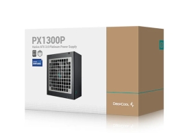 DeepCool PX1300P 1300W 80+ Platinum/Cybenetics ATX Power Supply, 120mm Fan, Japanese Capacitors, Semi-Digital, Interleaved PFC, Full-Bridge & LLC + DC R-PXD00P-FC0B-AU