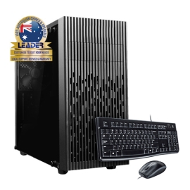 Leader Visionary 325 Desktop, Intel i3-13100 CPU, 16GB DDR5, 500GB M.2 NVMe SSD, 450W PSU, B760 Chipset, Windows 11 Home, 1 Year Warranty SV325