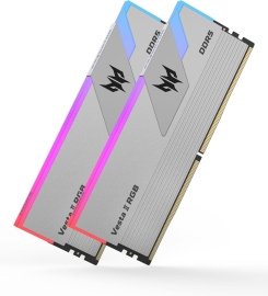 PREDATOR VESTAII 32GB 16GBx2 Silver RGB DDR5 Memory 6400Mhz 1R*8 CL32 BL.9BWWR.331