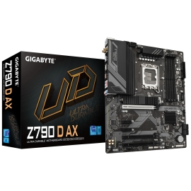 Gigabyte Z790 D AX Intel LGA 1700 ATX Motherboard, 4x DDR5 ~192GB, 2x PCI-E x16, 3x M.2, 6x SATA, 6x USB 3.2, 2x USB-C,2x USB 2.0 M/B Z790 D AX