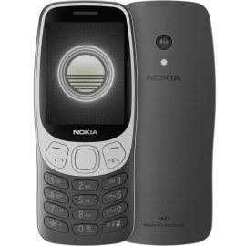 Nokia 3210 4G - Grunge Black (1GF025CPA2L06) *AU STOCK*, 2.4", 2.8", 64/128MB, 2MP, Dual SIM, 1450mAh Removable, 2YR 1GF025CPA2L06