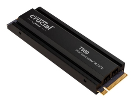 Crucial T500 4TB Gen4 NVMe SSD Heatsink - 7400/7000 MB/s R/W 2400TBW 1440K IOPs 1.5M hrs MTTF Acronis True Image Adobe Creative Cloud PS5 ~MZ-V8P2T0CW CT4000T500SSD5