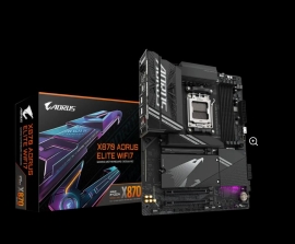 Gigabyte X870 AORUS ELITE WIFI7 AMD AM5 ATX Motherboard 4x DDR5~256GB,3x PCIe x16, 4x M.2, 4x SATA 6, 4x USB 3.2, 4x USB2.0, 2x USB-C, X870 A ELITE WIFI7 1.0