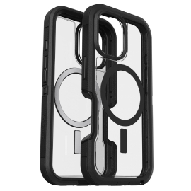 OtterBox Defender XT MagSafe Apple iPhone 16 Plus (6.7") Case Clear/Black - (77-96044), DROP+ 7X Military Standard,Multi-Layer, Raised Edges, Rugged 77-96044