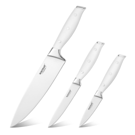 Warmot 3 Piece Ultra Sharp Chefs Knife Set with Gift Box (888-3)