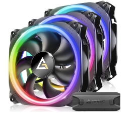 Antec Prizm 120 ARGB Performance cooling Fan 3 Packs with ARGB Controller PRIZM-120ARGB-3P