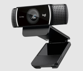 Logitech C922 Pro Stream Full HD Webcam 30fps at 1080p Autofocus Light Correction 2 Stereo Microphones 78° FoV 3mths XSplit License ~VILT-C922 960-001091