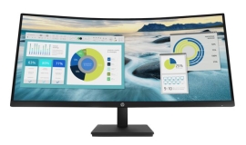 HP P34hc G4 34" WQHD 4K CURVED 21:9 3440x1440 Height Adjust Tilt USB-C (65W PD) DP HDMI Speakers USB 3yrs wty 21Y56AA