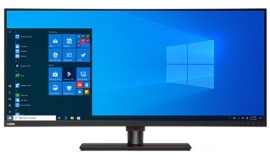 LENOVO ThinkVision P40w-20 40" WUHD Curve Monitor IPS 5K 5120x2160 21:9 Height Adjustable Tilt Swivel DP HDMI TBT4 USB-C Hub USB-B LAN Audio 4xUSB 62C1GAR6AU