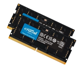 Crucial 96GB (2x48GB) DDR5 SODIMM 5600MHz CL46 Notebook Laptop Memory CT2K48G56C46S5