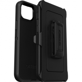 OtterBox Defender Rugged Carrying Case (Holster) Apple Smartphone - Black - Drop Resistant, Dirt Resistant, Scrape Resistant, Bump Resistant, Wear Resistant, Tear Resistant - Polycarbonate, Synthetic Rubber, Plastic Body - Holster, Belt Clip - 171.7 m 77-
