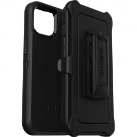 OtterBox Defender Rugged Carrying Case (Holster) Apple iPhone 14 Smartphone - Black - Drop Resistant, Bump Resistant, Scrape Resistant, Dirt Resistant, Wear Resistant, Tear Resistant, Clog Resistant - Polycarbonate, Synthetic Rubber, Plastic Body - Ho 77-