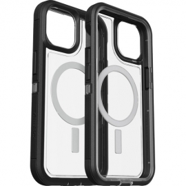 OtterBox Defender Series XT Rugged Carrying Case Apple iPhone 14, iPhone 13 Smartphone - Black Crystal (Clear/Black) - Bump Resistant, Dirt Resistant, Scrape Resistant, Drop Resistant - Polycarbonate, Synthetic Rubber, Plastic Body - 157.7 mm Height x 77-