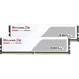 G.SKILL Ripjaws S5 RAM Module for Desktop PC, Motherboard - 32 GB (2 x 16GB) - DDR5-5200/PC5-41600 DDR5 SDRAM - 5200 MHz - CL40 - 1.10 V - Non-ECC - Unbuffered - 288-pin - DIMM - Lifetime Warranty F5-5200J4040A16GX2-RS5W