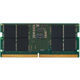 Kingston RAM Module for Notebook - 16 GB - DDR5-5600/PC5-44800 DDR5 SDRAM - 5600 MHz Single-rank Memory - CL46 - 1.10 V - Non-ECC - Unbuffered - 262-pin - SoDIMM KCP556SS8-16