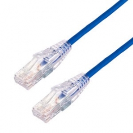 COMSOL 30CM 10GBE ULTRA THIN CAT 6A UTP SNAGLESS PATCH CABLE -BLUE UTP-.3-C6A-UT-BLU