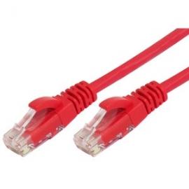 COMSOL 1MTR RJ45 CAT 6 PATCH CABLE - RED UTP-01-6B-RED