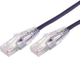 COMSOL 1M 10GBE ULTRA THIN CAT 6A UTP SNAGLESS PATCH CABLE - PURPLE UTP-01-C6A-UT-PUR