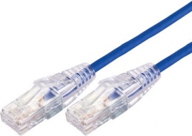 COMSOL 2M 10GBE ULTRA THIN CAT 6A UTP SNAGLESS PATCH CABLE -BLUE UTP-02-C6A-UT-BLU