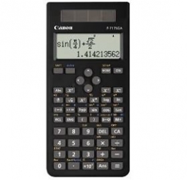 CANON F717SGABK Black, 242 function scientific calculator, Board of Studies approved, large screen