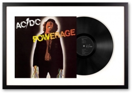 Vinyl Album Art Framed AC/DC Powerage SM-5107621-FD