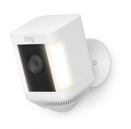 RING SPOTLIGHT CAM PLUS BATTERY - WHITE,1YR 