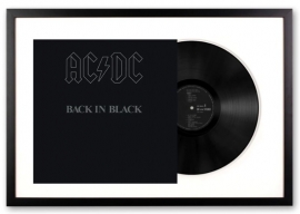 Vinyl Album Art Framed AC/DC Back in Black Vinyl Album Art SM-5107651-FD