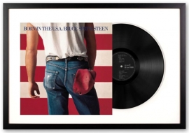 Vinyl Album Art Framed Bruce Springsteen Born in the U.S.A SM-88875014281-FD