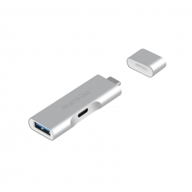 Mbeat Attach © Duo Type-c To Usb 3.1 Adapter With Type-c Port Mb-utc-02