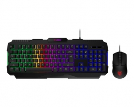 MSI FORGE-GK100-COMBOGaming Keyboard & Mouse: MSI FORGE GK100 COMBO, USB Gaming Mouse & Keyboard, RGB