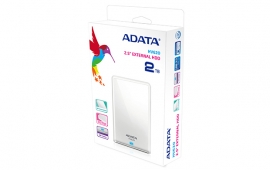 Adata Hv620 2tb Usb 3.0 External Portable Hard Drive White